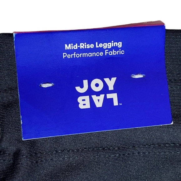 NWT Joy Lab Women’s Black Performance Floral Mid-Rise Leggings Size XXL - Picture 9 of 10